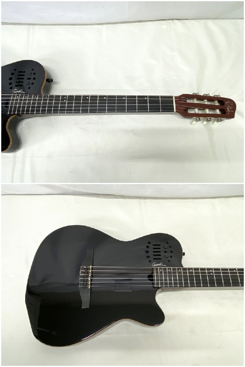 ●中古品●GODIN エレガット ACS Slim Cedar Black (13324051007145SH)_画像3