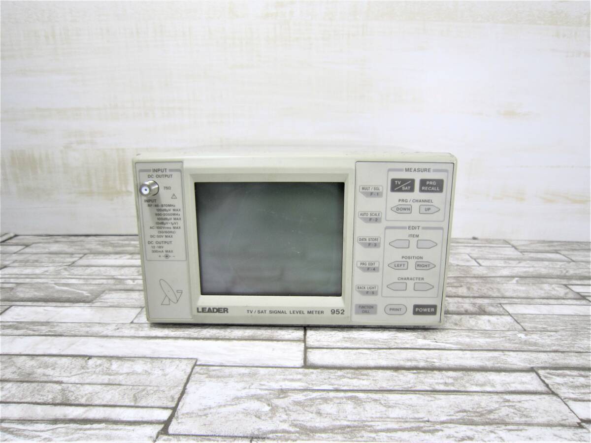 ■□LEADER テレビシグナルレベルメーター リーダー電子 952□■_画像1