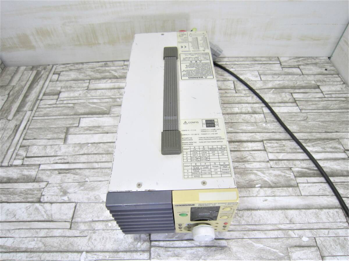 ■KIKUSUI 菊水 PAS60-12 KIKUSUI REGULATED DC POWER SUPPLY 0-60V 12A 直流安定化電源_画像2