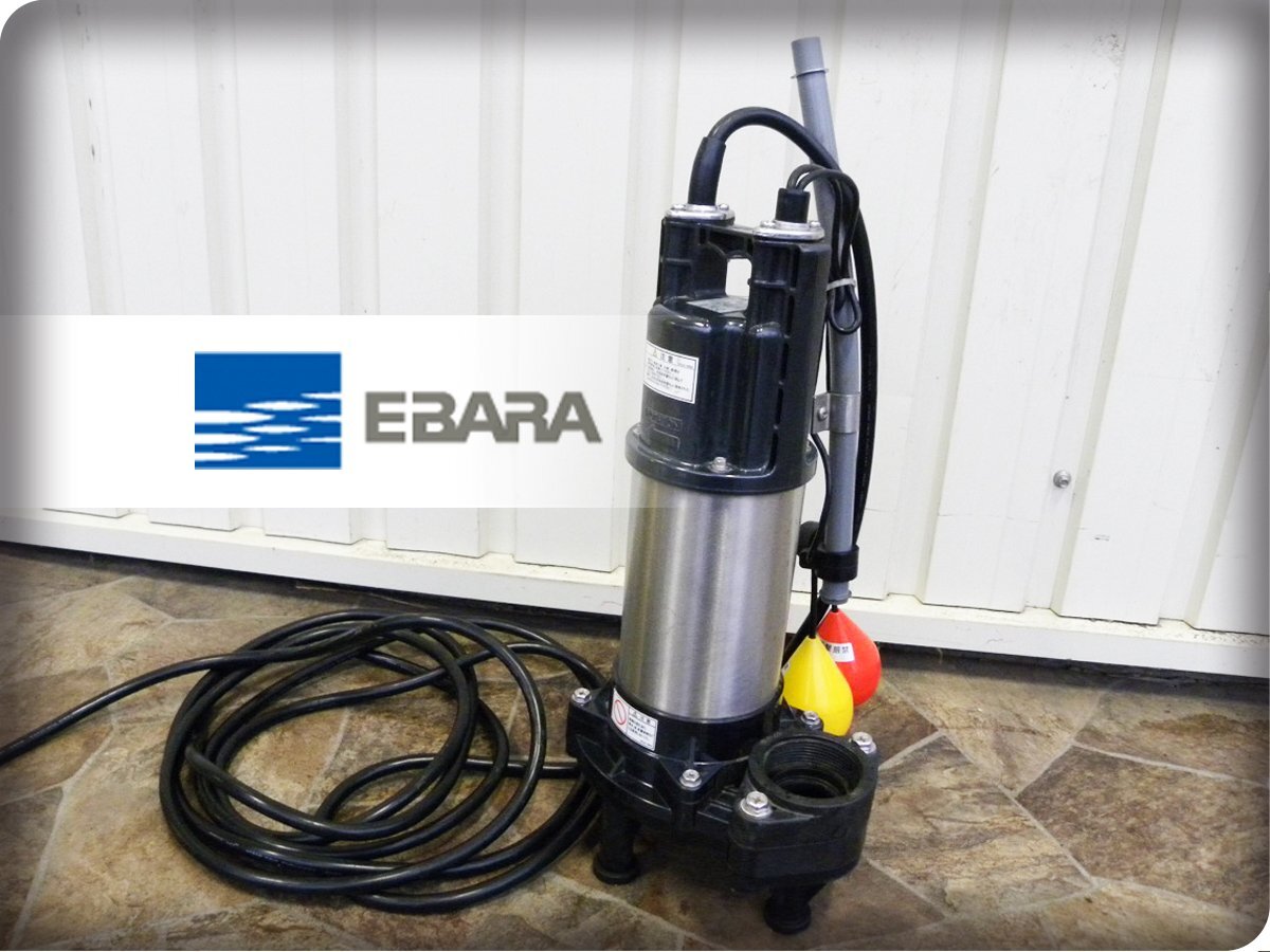 # unused goods #EBARA/ Ebara /.. factory # resin made # is dirty water * dirt for submerged pump # three-phase / motor drive /2 ultimate #50(40)DWVA5.25B#khhx819k