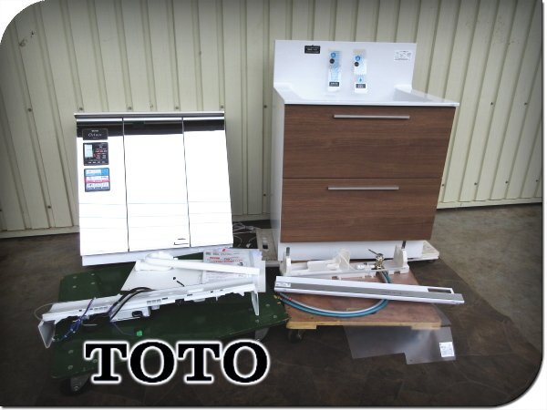 ■展示品■未使用品■TOTO■Octave/オクターブ■W75■ドレッサー/三面鏡/ミラーキャビネット■洗面化粧台■40万■ymm1984m_画像1