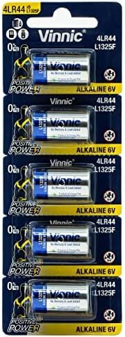 Vinnic 4LR44 6V アルカリ 乾電池 【 1シート 5個セット 】 水銀0％ ブリスターパッケー_画像1