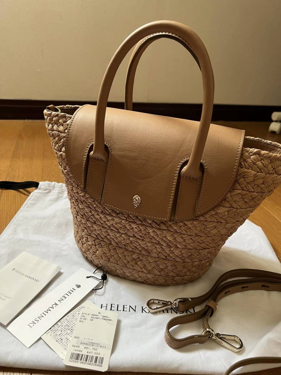 新品未使用ヘレンカミンスキーHELEN KAMINSKI 籠バッグMarnii 新品未使用ヘレンカミンスキーHELEN KAMINSKI 籠バッグMarnii