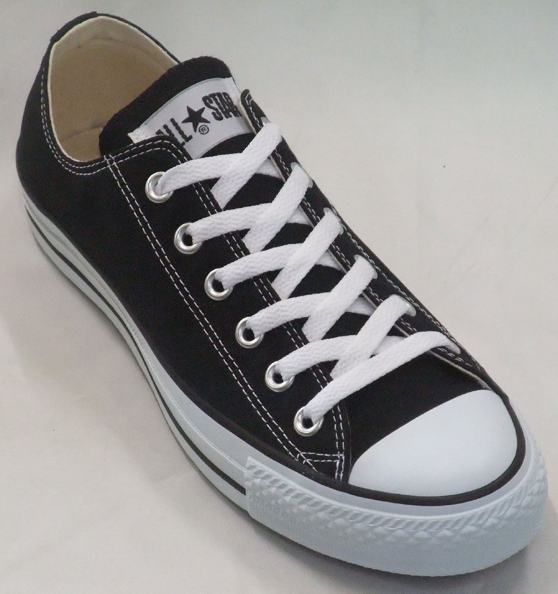 送料無料 CONVERSE CANVAS ALL STAR OX ブラック 26.0cm コンバース キャンバス オールスター ローカット スニーカー 定番 人気No.１カラー_画像3