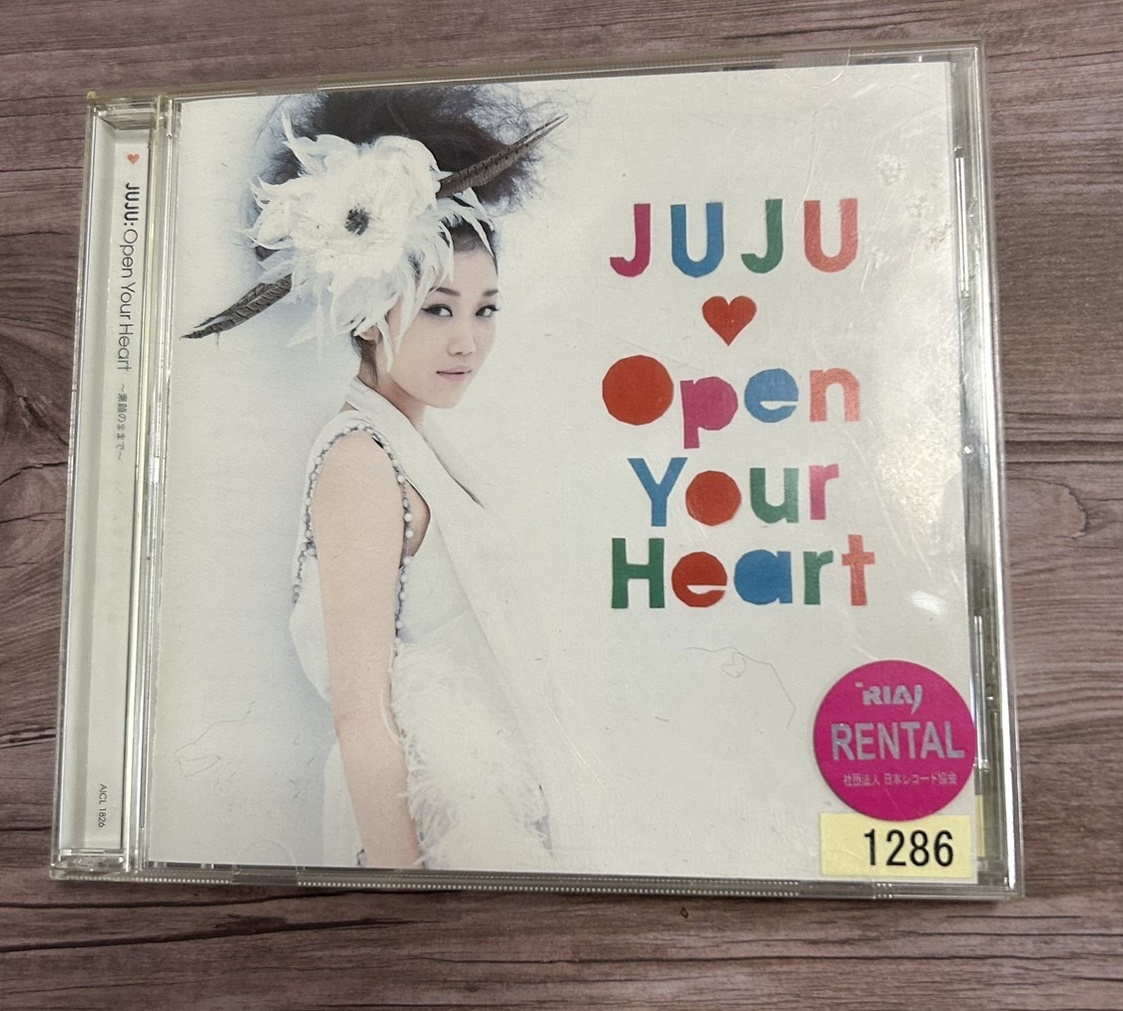 送料無料♪CD JUJU ジュジュ Open Your Heart～素顔のままで～_画像1