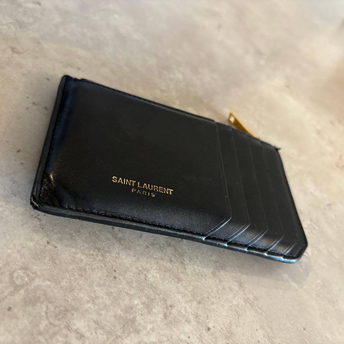 美品】SANTLAURENT サンローラン フラグメントケース 財布 美品】SANTLAURENT サンローラン フラグメントケース 財布