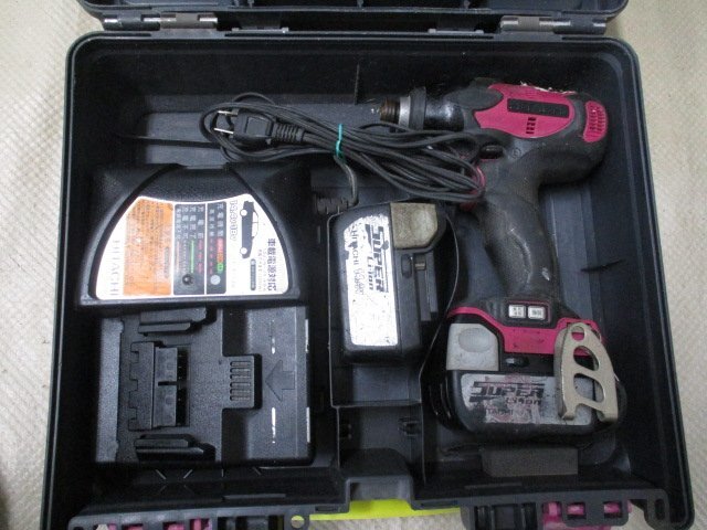  secondhand goods Hitachi cordless impact driver WH14DBL | charger battery (i-31)