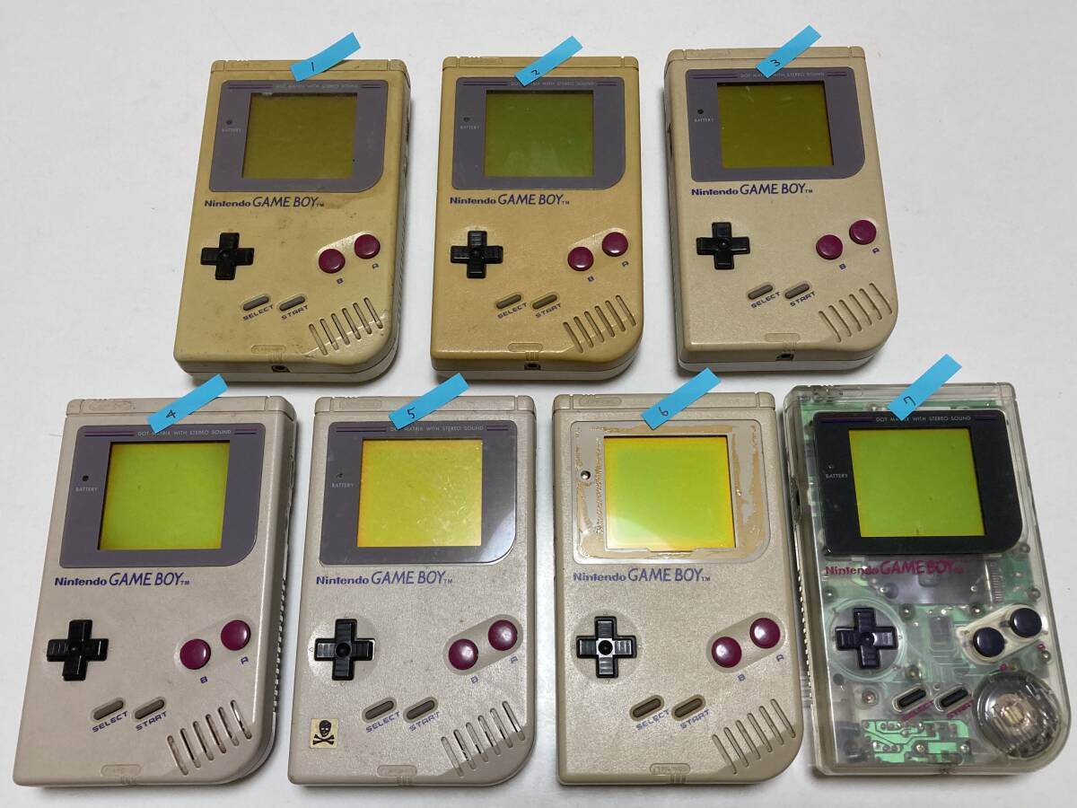 任天堂 GAMEBOY ゲームボーイ スケルトン カラー ライト ポケット 本体 21台 ソフト 10本 ジャンク_画像1