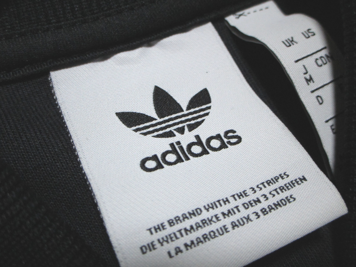 [ Adidas Originals ] super Star джерси la gran трубчатая обводка воротник ребра черный размер M adidas ORIGINALS