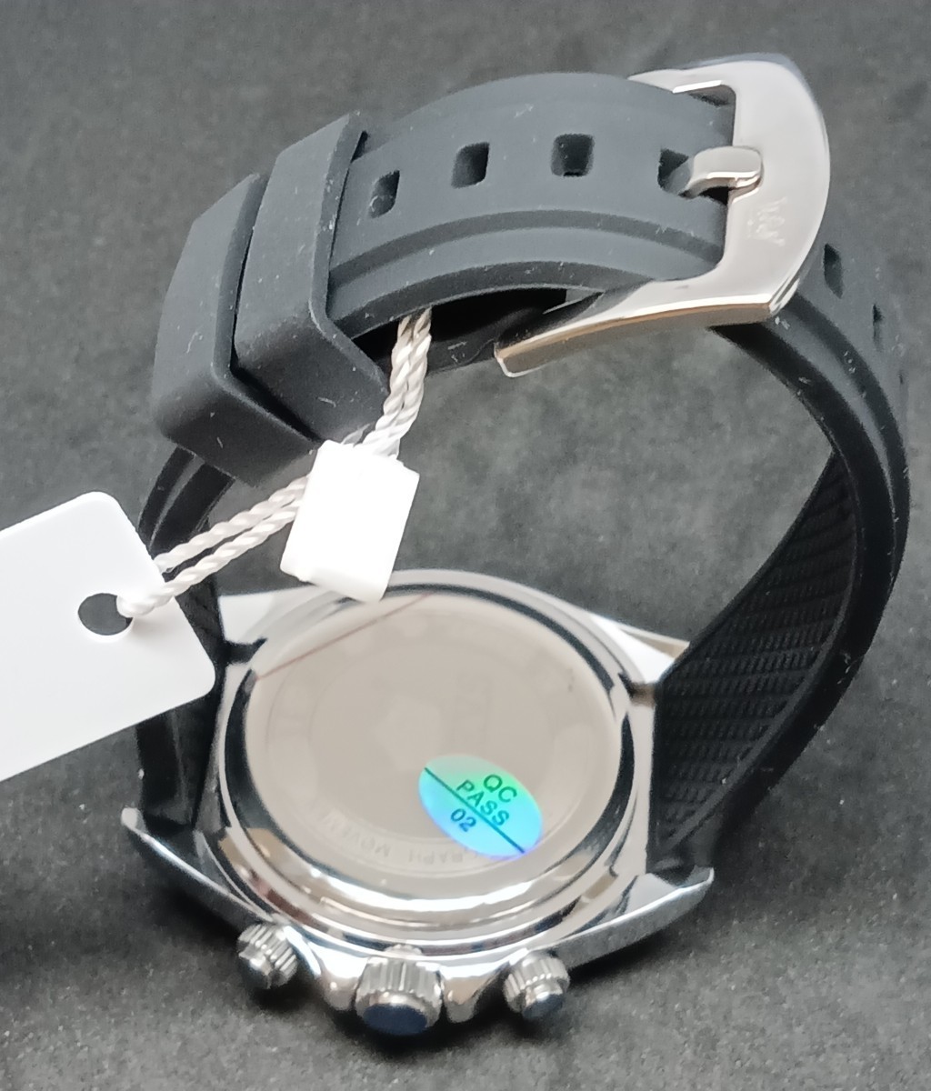 大谷翔平　176号記念セール　メンズ腕時計　デイトナオマージュ　クロノグラフ サーフィン　防水腕時計　ジルコニアステンレス1725d_画像8
