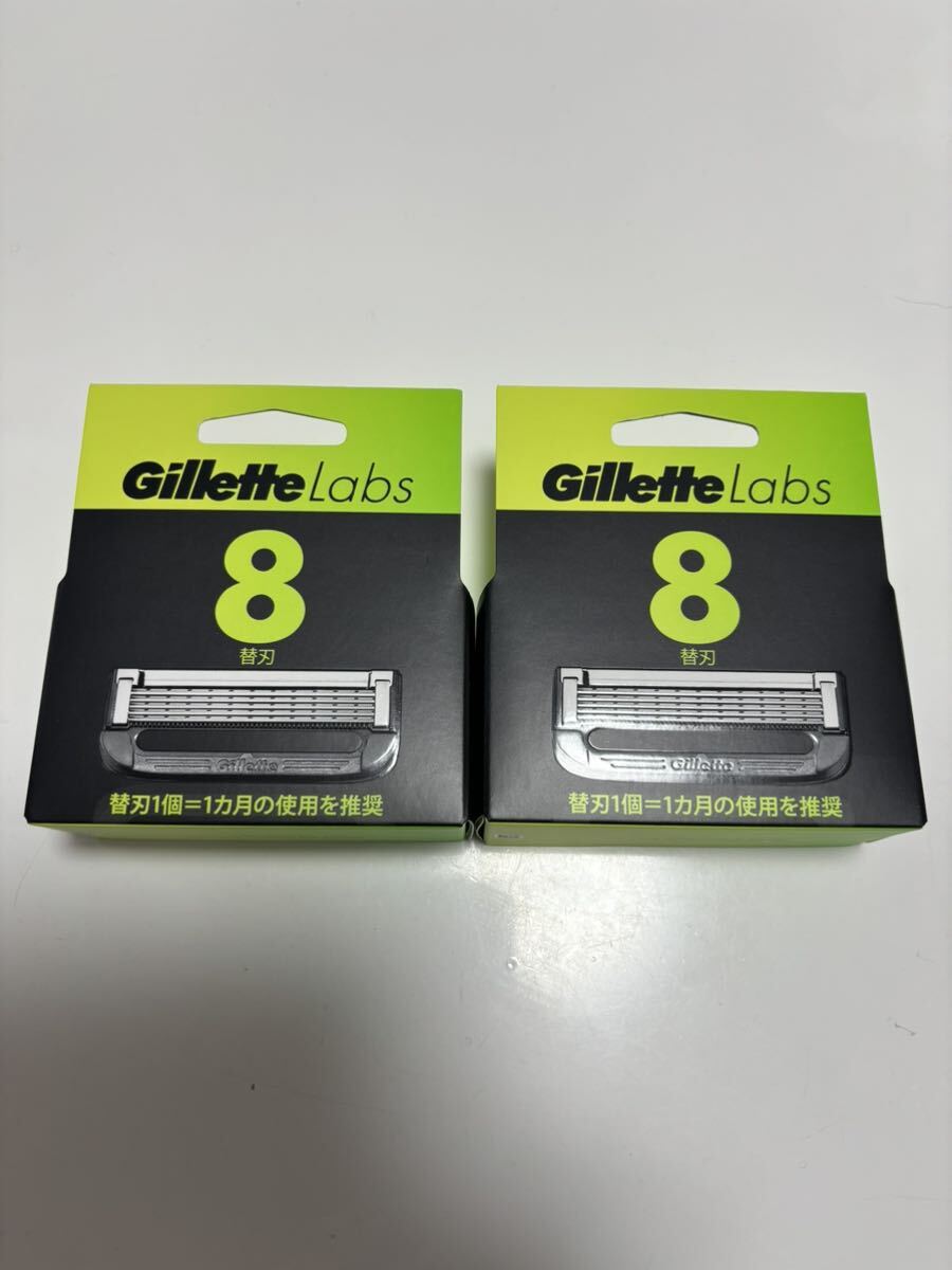 新品未開封 Gillette Labs ジレット ラボ 替刃 角質除去バー搭載 8個入り 2箱 03_画像1
