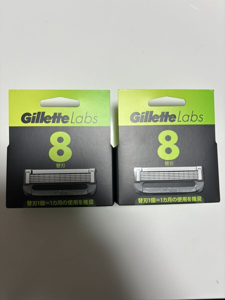 新品未開封 Gillette Labs ジレット ラボ 替刃 角質除去バー搭載 8個入り 2箱 04_画像1