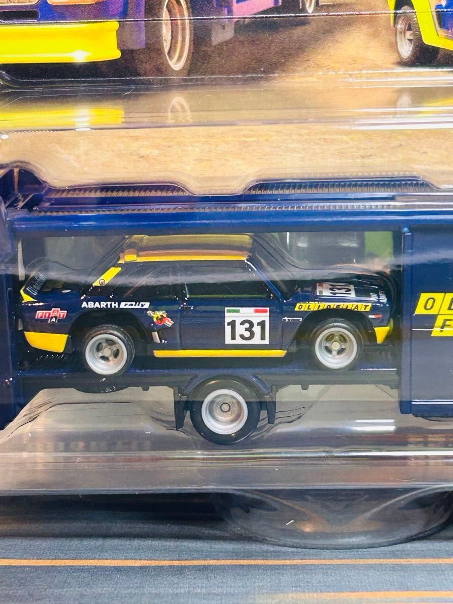 ホットウィール チームトランスポート FIAT 131 ABARTH SECOND STORY LORRY エラー レア 希少