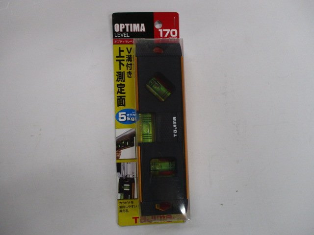 レターパックライト発送　送料無料　新品未使用 タジマ TAJIMA オプティマレベルゴールド 170mm　OPT-170G_画像2