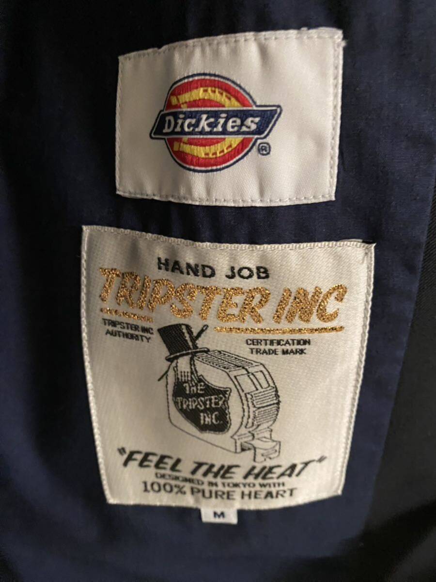 第5弾 23SS TRIPSTER トリップスター Mサイズ NAVY BEMAS Dickies ジャケット パンツ セットアップ スーツ ネイビー コラボの画像3