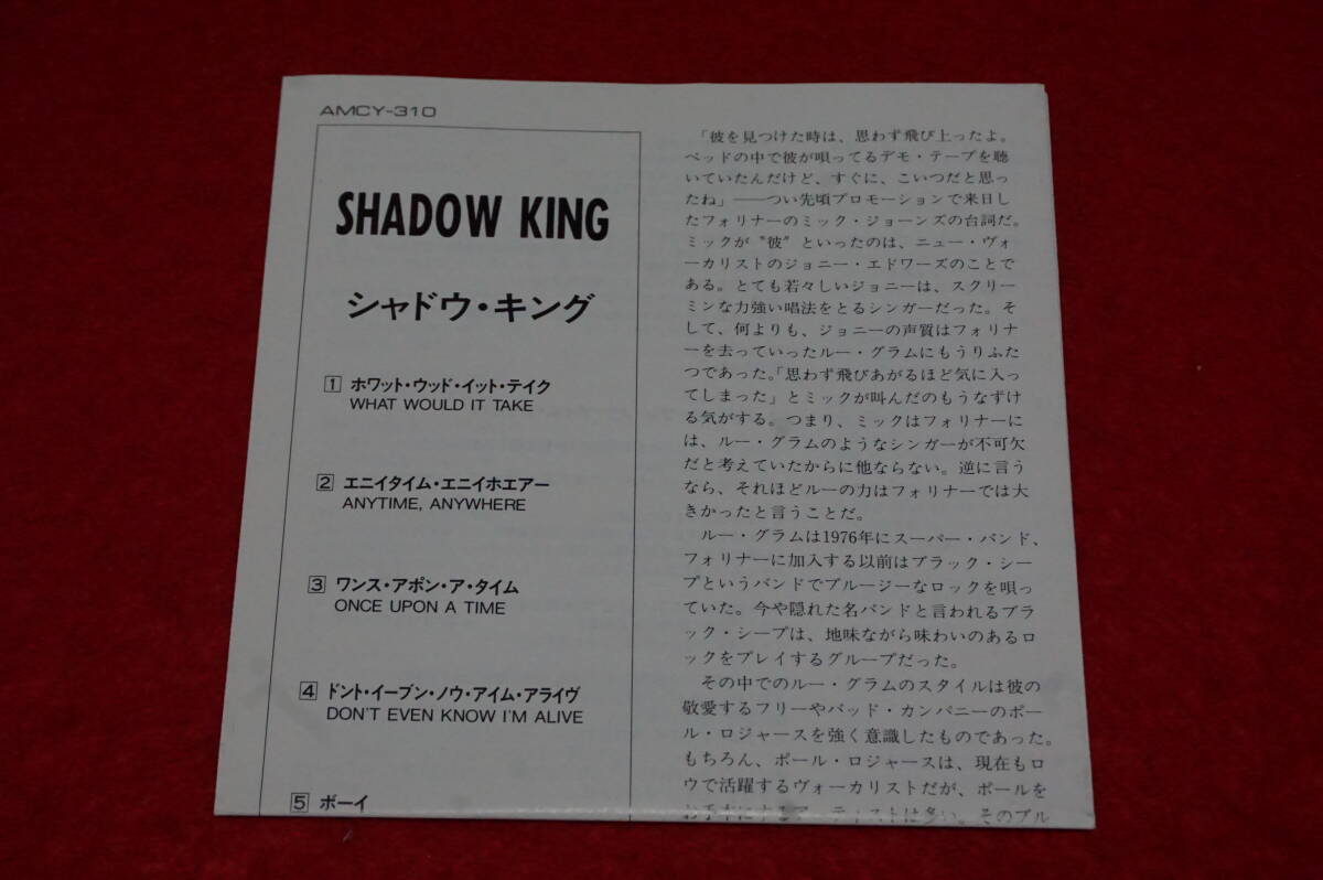 レア！【’91年デビュー作 帯付】 SHADOW KING / シャドウ・キング ヴィヴィアン・キャンベル在籍の画像3