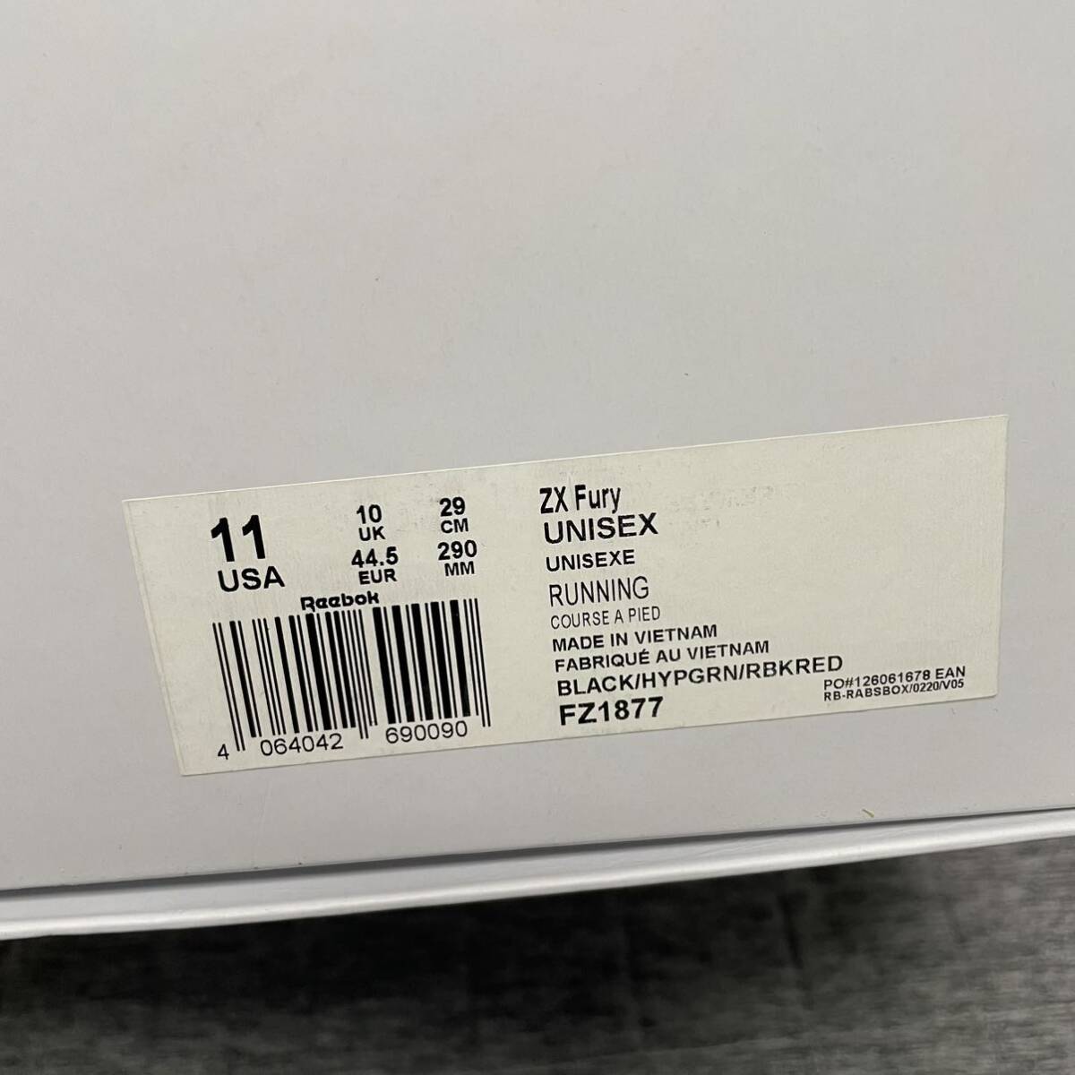 Reebok x adidas ограничение сотрудничество ZX FURY ORIGINALS Reebok Adidas Originals US11 29cm