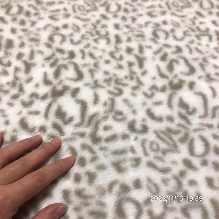 ヒョウ 豹柄 ファー生地 ハンドメイド ぬい服 フェイクファー ヒョウ 豹柄 ファー生地 ハンドメイド ぬい服 フェイクファー