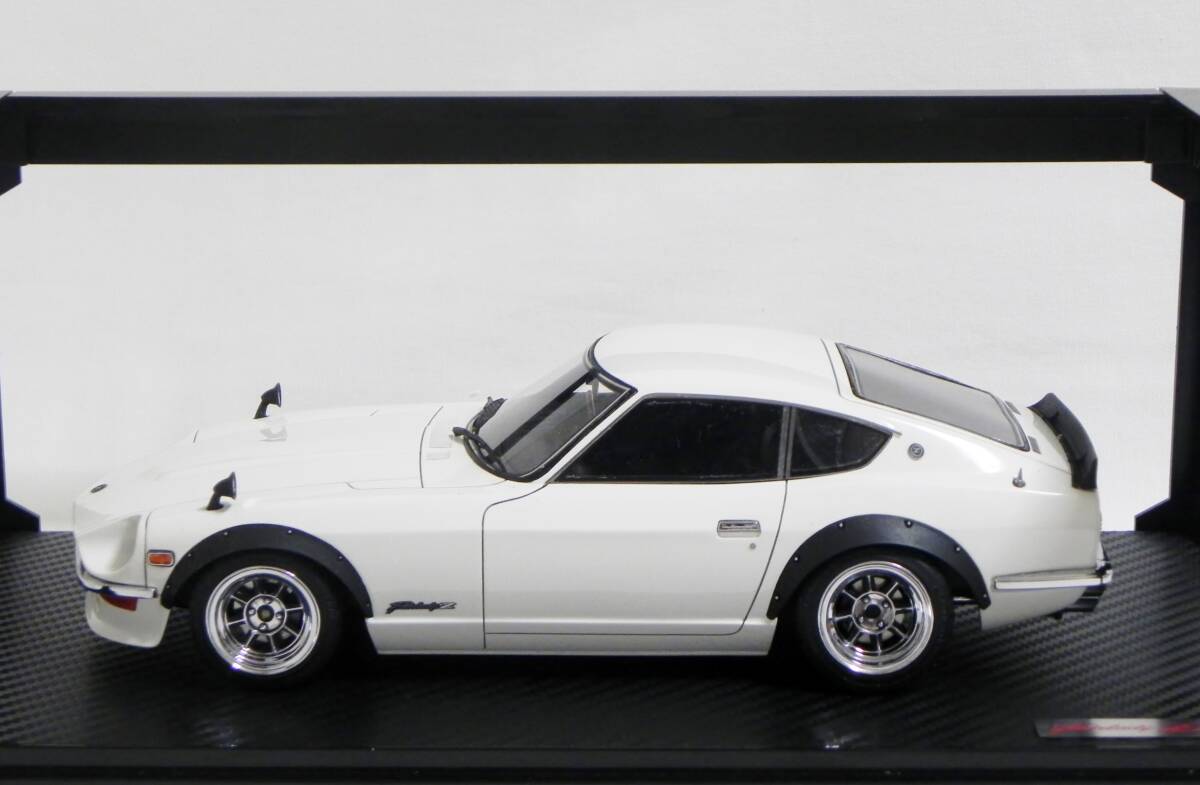 IG 0180 1/18 日産 フェアレディZ S30 ホワイト ハヤシストリート イグニッションモデル Nissan Fairlady Z (S30) White_画像8