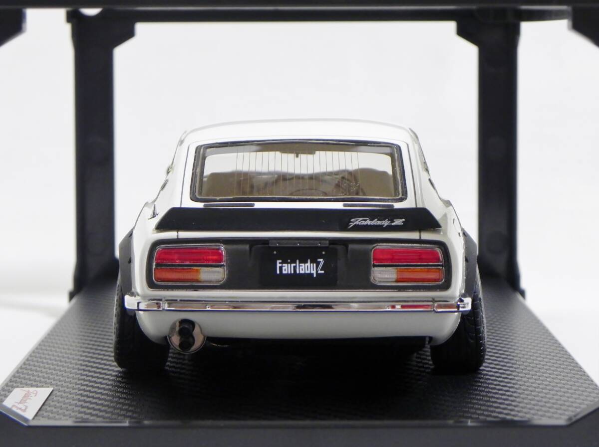 IG 0180 1/18 日産 フェアレディZ S30 ホワイト ハヤシストリート イグニッションモデル Nissan Fairlady Z (S30) White_画像5