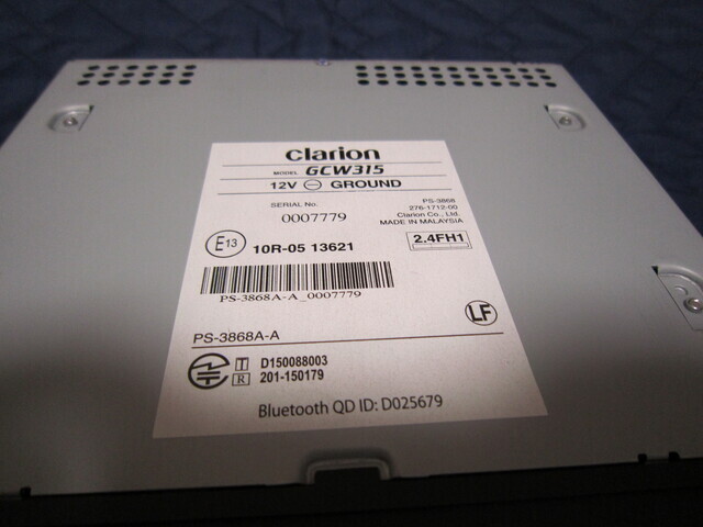  Clarion GCW315 2DIN Bluetooth/CD/USB/MP3/WMA ресивер б/у Suzuki оригинальная опция 