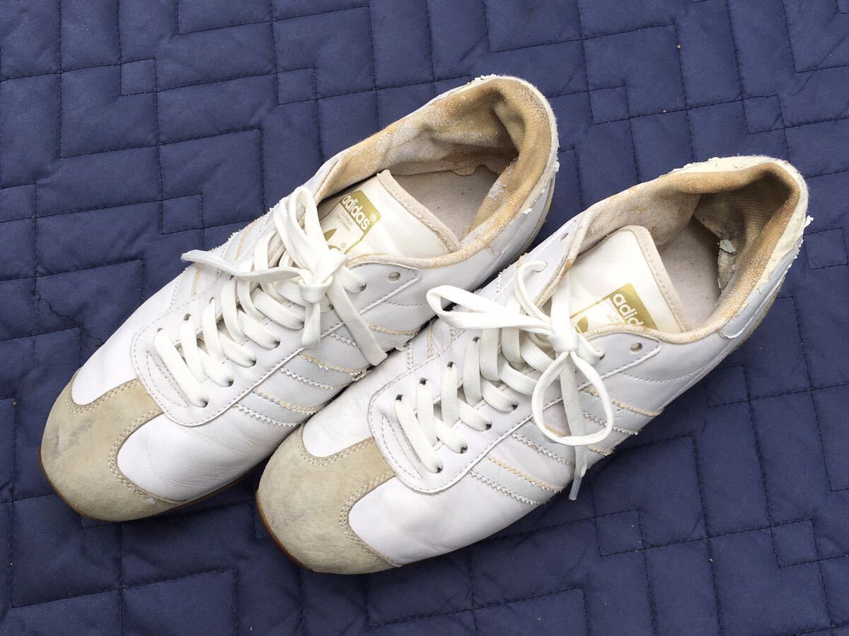  Adidas adidas спортивные туфли 27.5cm(9.5) б/у белый Yamato mail 80 размер .. отправка 