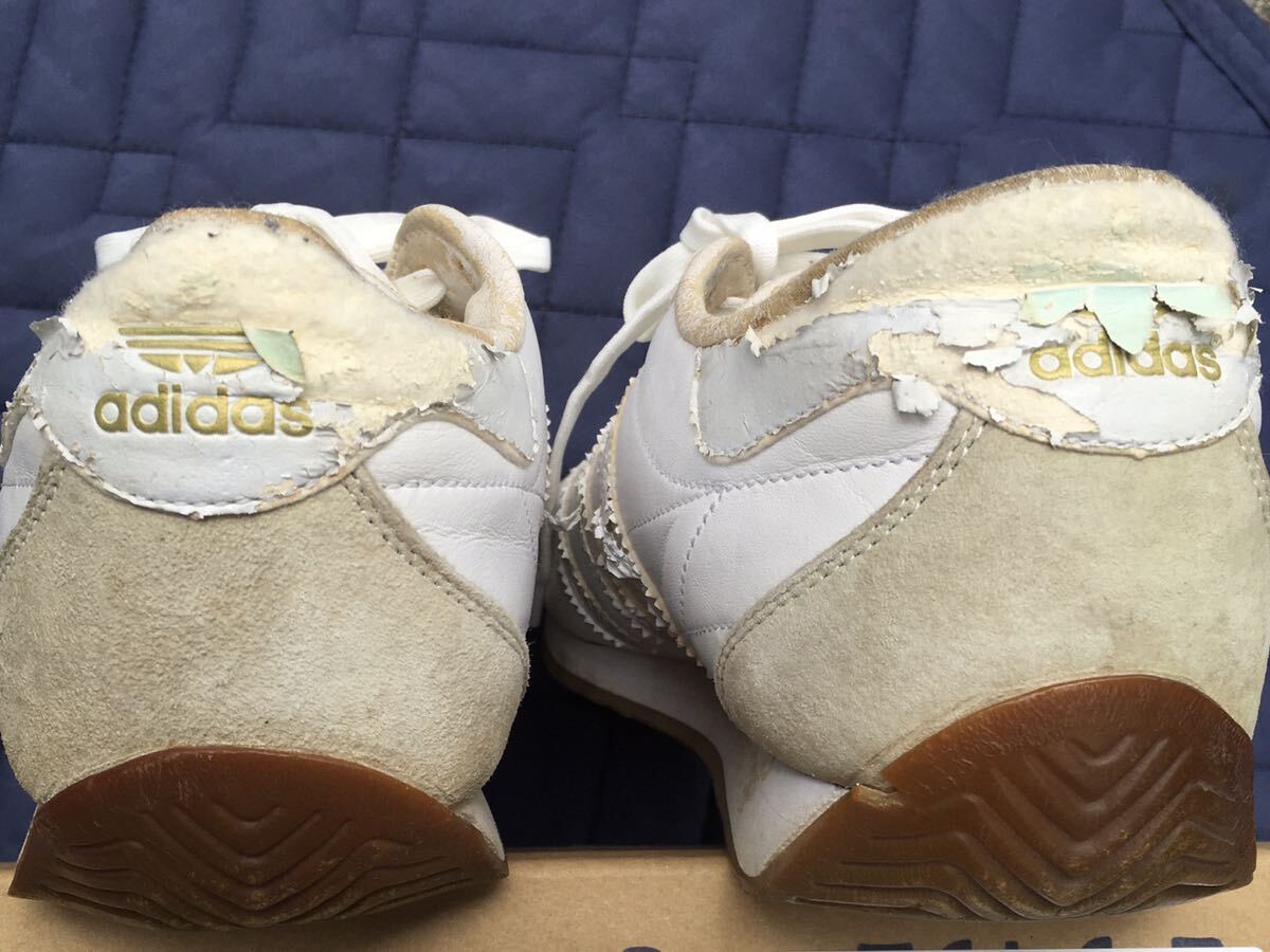  Adidas adidas спортивные туфли 27.5cm(9.5) б/у белый Yamato mail 80 размер .. отправка 