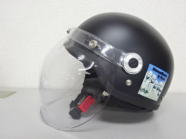 DM2 バイク用ヘルメット 半キャップ フリーサイズ Free 57-60㎝未満 125㏄以下用_画像1