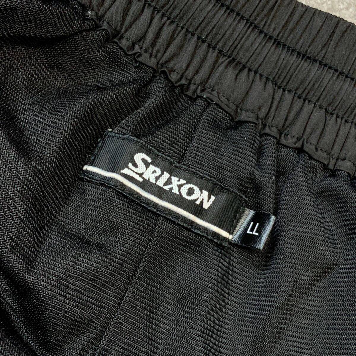 良品 SRIXON スリクソン ナイロンパンツ ゴルフパンツ メンズ LLサイズ ブラック レッド ゴルフ golf_画像8
