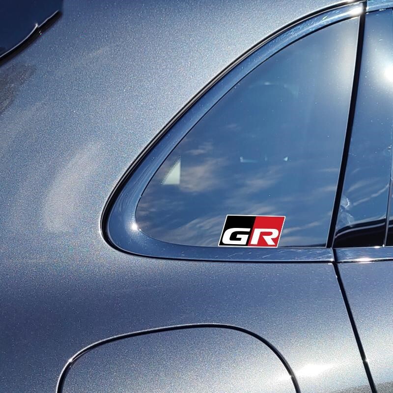 GR ステッカー ２枚セット TOYOTA GAZOO RACING シール 国内即日発送  送料無料の画像5