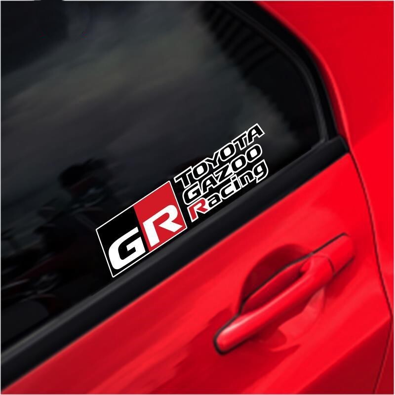 GR　ステッカー　２枚セット　TOYOTA　GAZOO　RACING　シール　国内即日発送　送料無料_画像4