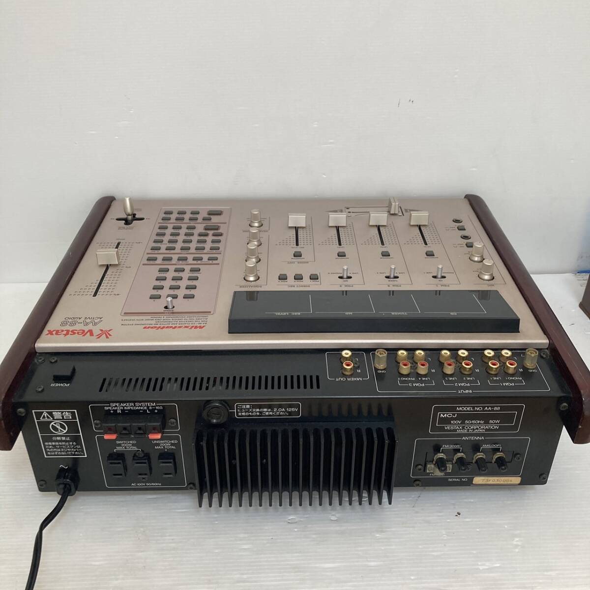 ジャンク出品 Vestax ベスタクス ミックスステーション AA-88/Y054-04_画像7