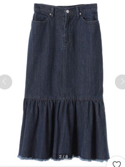 新品　クラネ　マーメイドスカート　デニム　ロングスカート　定価¥2万8600円
