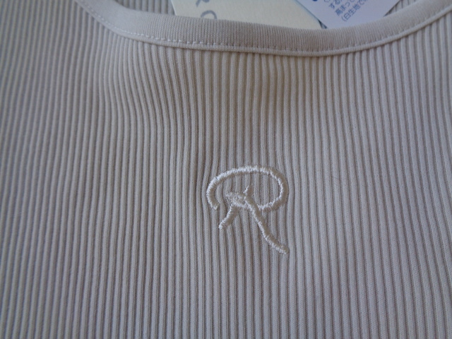  с биркой ROGICA хлопок ребристый безрукавка cut and sewn M серый ju сделано в Японии na кроме одежда 5,500 иен + налог 
