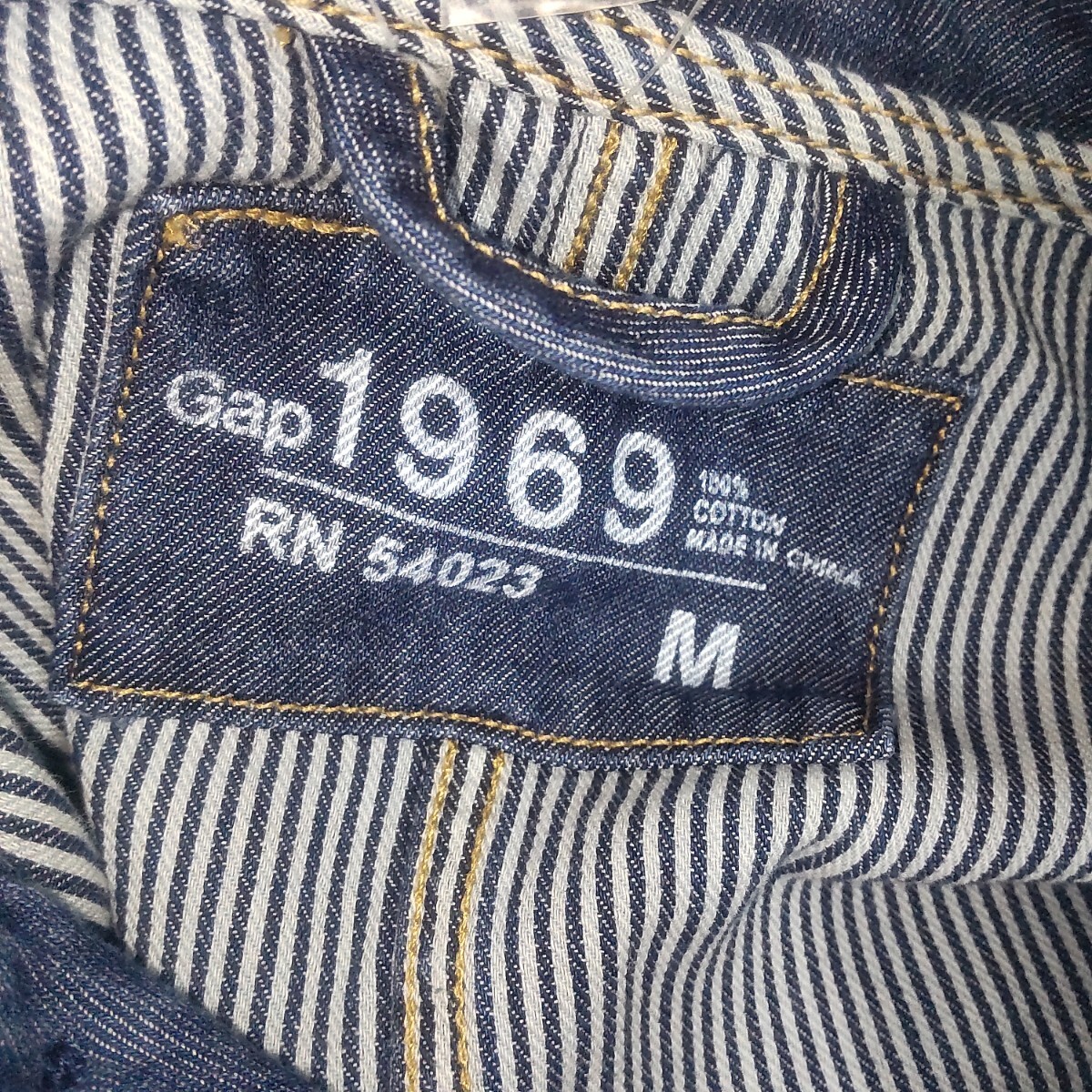 GAP デニムカバーオール M ギャップ デニムジャケット メンズ_画像3