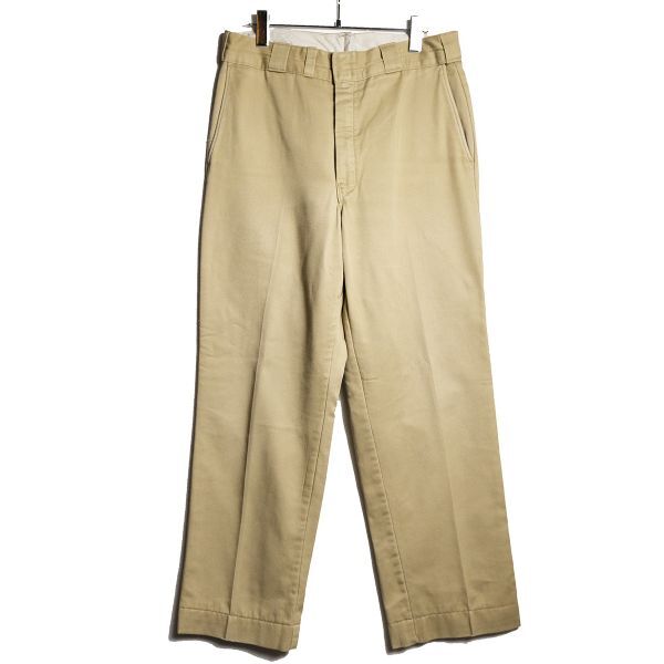 一流の品質 LLビーン 80's 70's ディッキーズ L.L.Bean オールド 旧タグ TALON タロン チノパンツ カーキ (33位) ワークパンツ シャモアクロスライナー 男性用