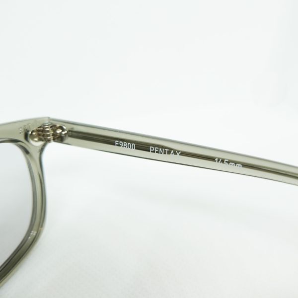 未使用品 濃度35% ペンタックス ホヤ PENTAX by HOYA F9800 セーフティーグラス (48-20) 灰×薄灰系 サングラス アメリカンオプティカルの画像7