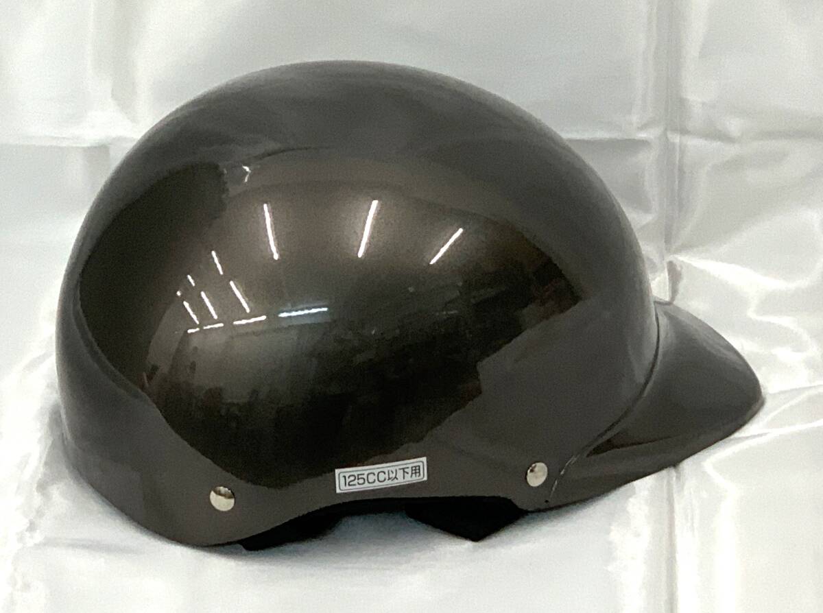  bike helmet semi-cap 125cc and downward for gun metallic 0 beautiful goods 