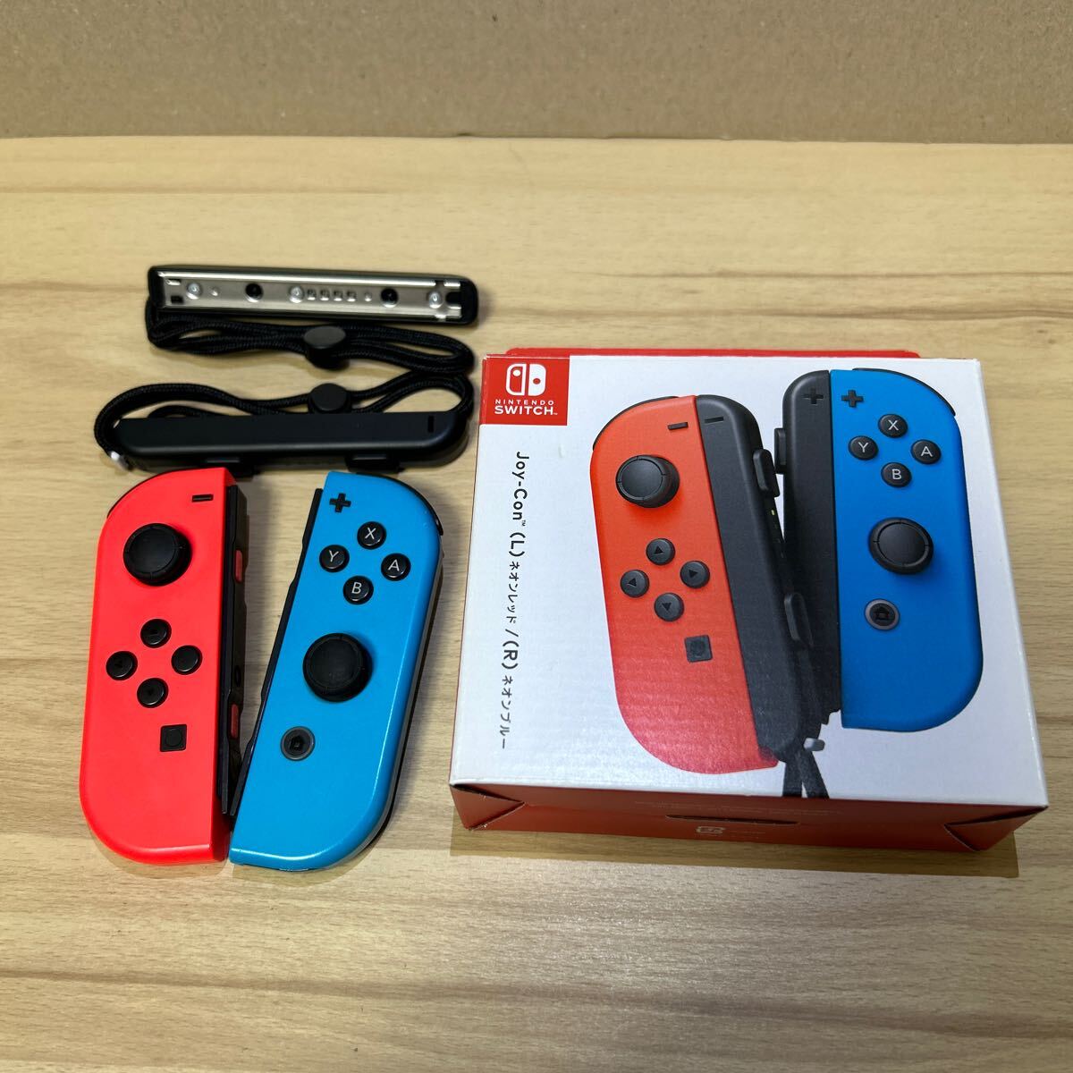 【完動品】Nintendo Switch Joy-Con 左右セット ネオンレッド ネオンブルー HAC-015 HAC-016 ニンテンドースイッチ ジョイコン_画像1