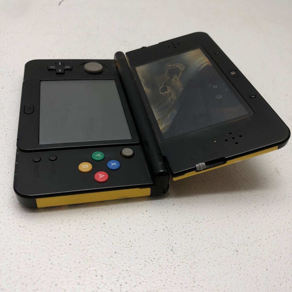 【ジャンク】Newニンテンドー3DS きせかえプレートパック スーパーマリオメーカー デザイン 液晶画面破損 現状品 05051544の画像4