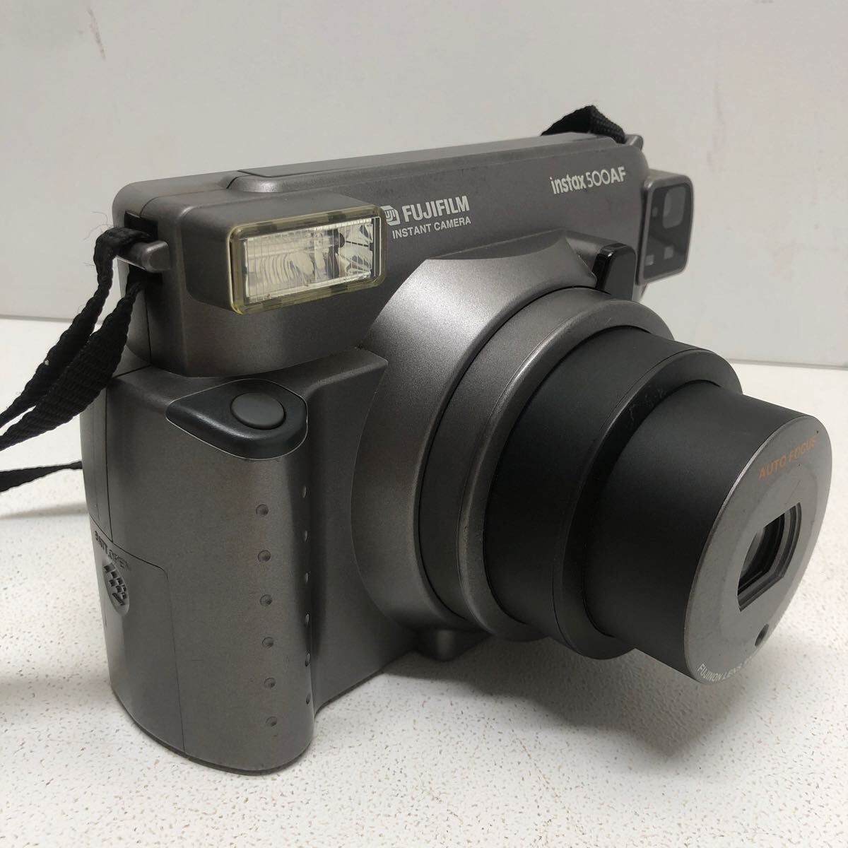 【通電OK】FUJIFILM instax 500AF インスタントカメラ FUJINON LENS 95mm 0.6m〜∞ シャッターOK フラッシュOK 富士フィルム 中古 05161028_画像4