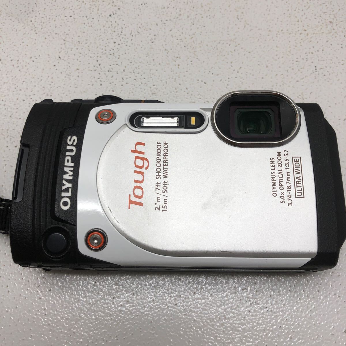 【動作OK】 OLYMPUS STYLUS Tough TG-860 コンパクトデジタルカメラ オリンパス 防水性能15ｍ 現状品 05161127_画像2