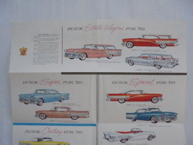 1958 year Buick catalog 