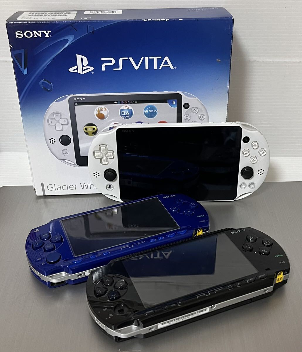 1円スタート SONY PSVITA PSP まとめ 3台 ジャンクの画像1