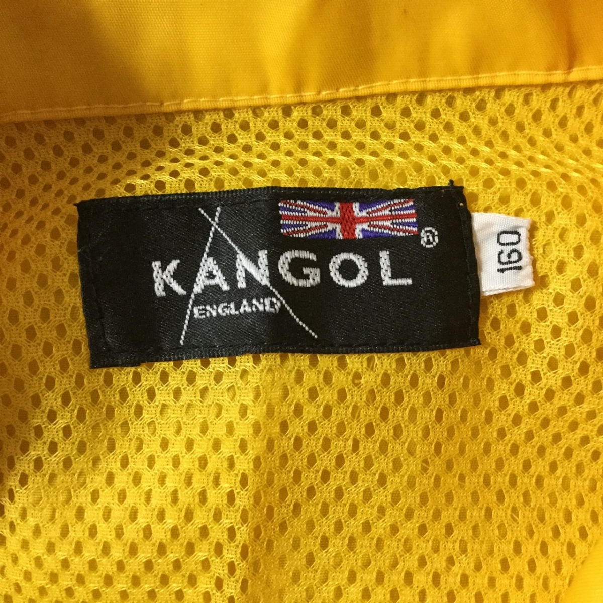 KANGOL Kangol коуч жакет тонкий нейлон Logo желтый цвет желтый 