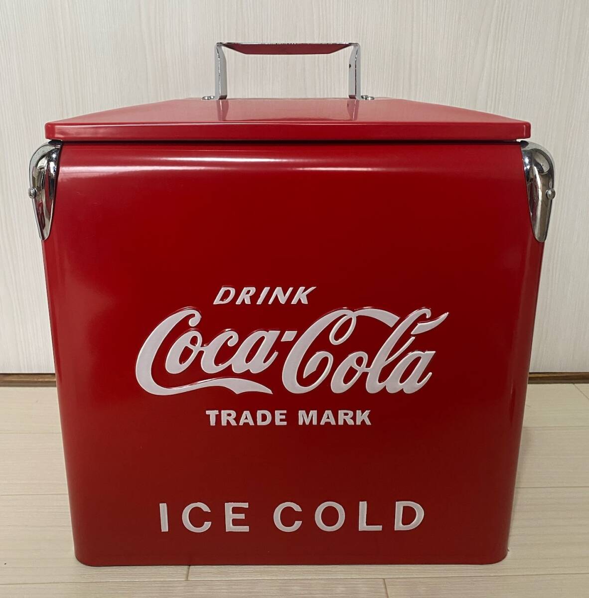 当時物 コカ・コーラ その4 ICE COLD/クーラーボックス 検：壁掛け Coca-Cola ビンテージ 企業物 インテリアの画像4