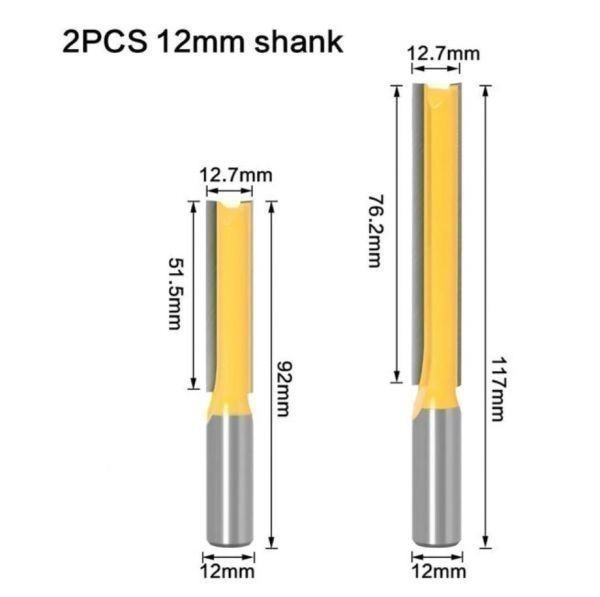 Mz310★お得な2本セット★Tスロットタイプ12ｍｍシャンク木工用ルータービット2本★12×1/2×2＆12×1/2×3★フライスカッター★セット販売_画像3