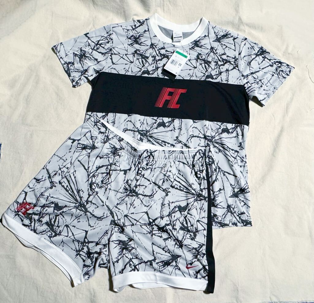 冬ギフト セ XLサイズ 送料無料 NIKE FC プラクティスシャツ&ショーツ 上下 ナイキ
