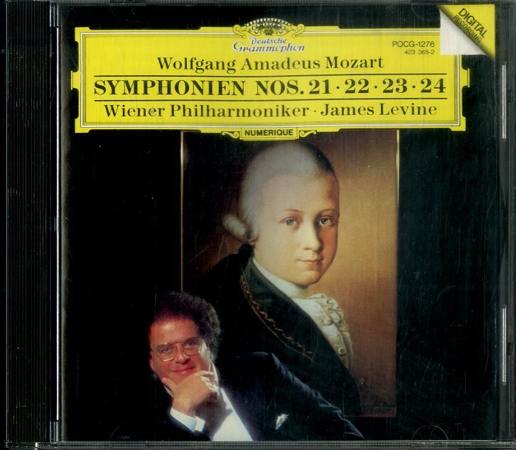 D00129177/CD/ジェイムズ・レヴァイン「モーツァルト：交響曲第21・22・23・24番」の画像1
