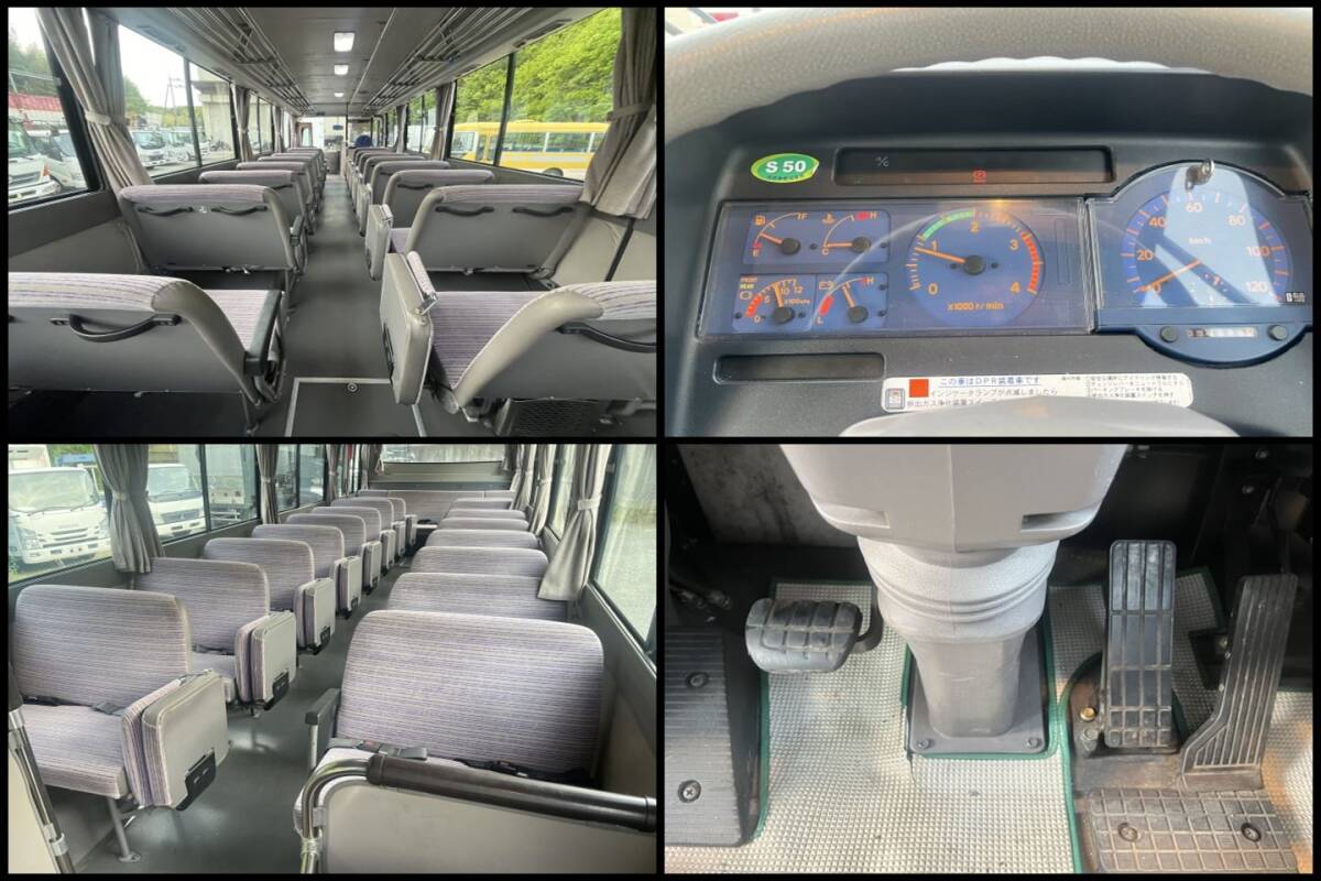  animation have! selling out!H18 year Isuzu Gala Mio bus riding capacity 55 person 6.4L diesel 6 speed MT engine good condition! inspection )e aloe ruga Hyogo Ono city 